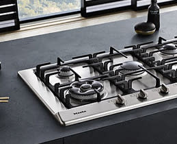 Miele Εστίες Αερίου KM 2034 G stainless