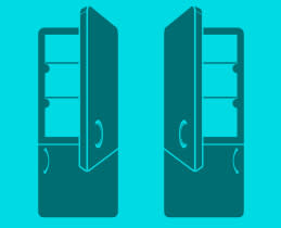 Inventor Δίπορτο Ψυγείο DP1446S