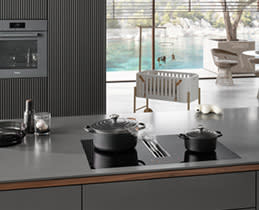 Miele KMDA7473FLA Εστίες με Aπορροφητήρα