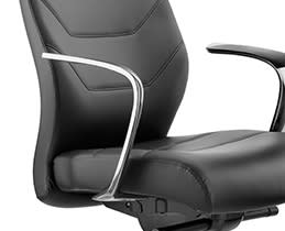 @Work Καρέκλα Γραφείου Prestige Μαυρη