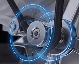 Midea Πλυντήριο Ρούχων MF100T80B/W-GR