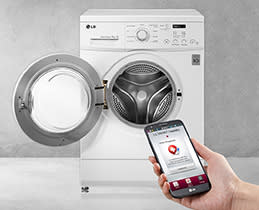 LG Πλυντήριο Ρούχων F4R7009TSWB