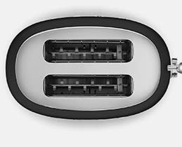 Smeg Φρυγανιέρα TSF01BLMEU Mαττ Μαύρ.