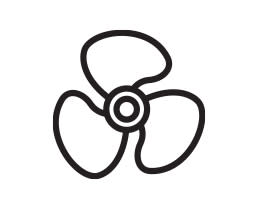 ΑΝΕΜΙΣΤΗΡΑΣ ΜΠΛΕ-ΛΕΥΚΟΣ Φ40 60W