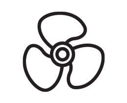 ΑΝΕΜΙΣΤΗΡΑΣ ΟΡΟΦΗΣ IP44 Φ132 DC 35W Bl