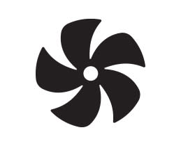 ΑΝΕΜ.ΟΡ.132CM ΤΗΛ5 ΠΤΕΡ NICKEL IZ-9043