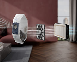 AEG Σκούπα Με Σακούλα  AB51C2SW