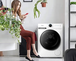 Midea Πλυντήριο Ρούχων MF200W100WB/W-GR