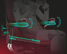 ΚΑΡΕΚΛΑ ERGOHUMAN ULTRA GAMING RED FRAMΕ