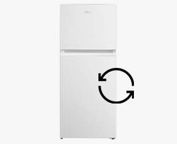 Midea Δίπορτο Ψυγείο MDRT580MTE01E