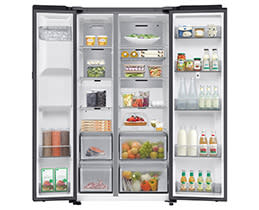 Samsung Ντουλάπα RS90F66BEFEF