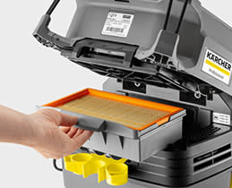 Αφαιρούμενο περίβλημα φίλτρου!