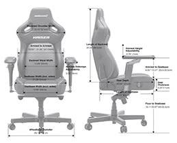 Anda Seat Καρέκλα XL Black Kaiser IV V2