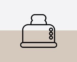 Izzy Φρυγανιέρα Vintage Creme IZ-9103