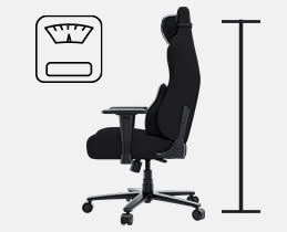 Anda Seat Καρέκλα XL Blk Fbr Novis Ultra