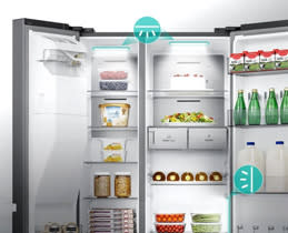 Hisense Ντουλάπα RS818N4TIE